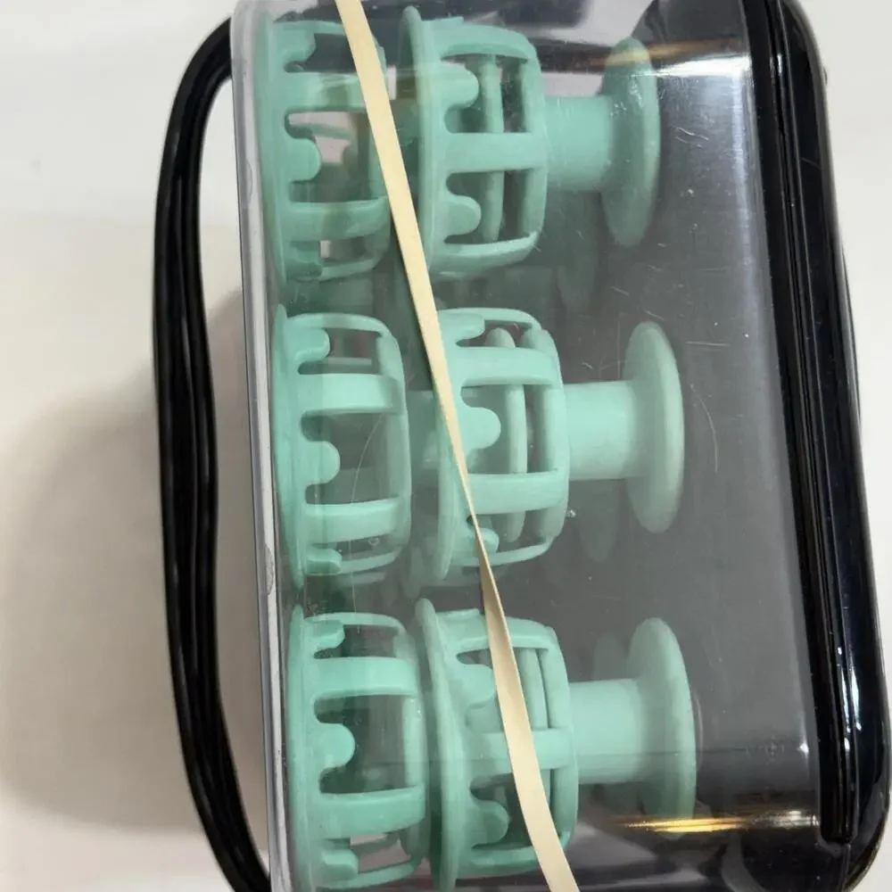 Vintage Clairol Lock N Roll Hot‎ Hair Curlers Rollers Pageant 24 Spoolies BT-1